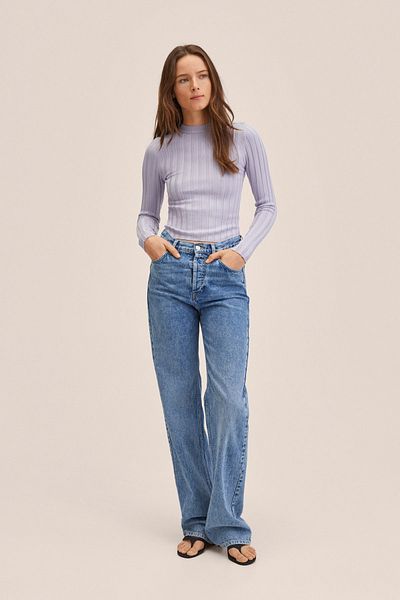 MANGO 27024036 Damen/Mädchen Hell/Pastell Lila
