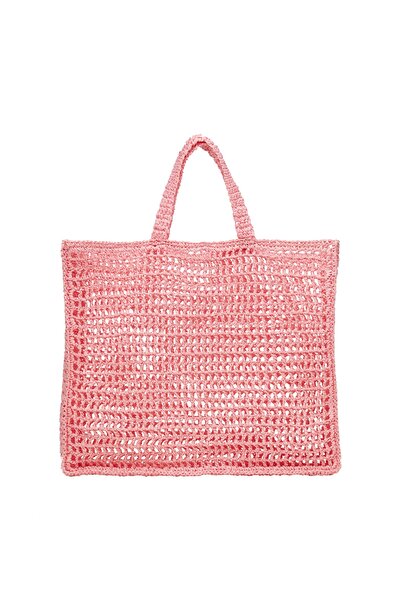 MANGO Růžová dámská taška přes rameno 27045754