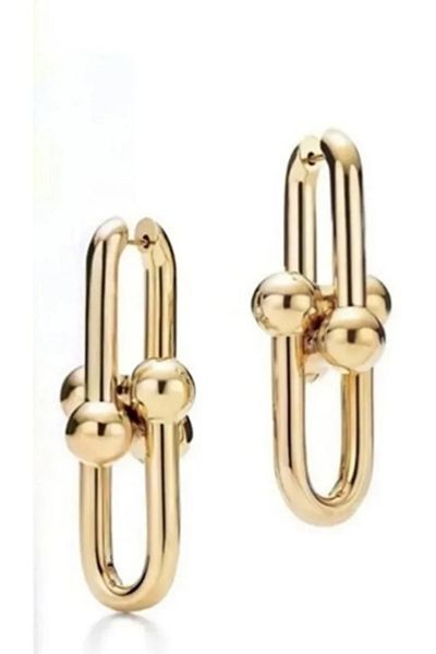 Monalisa Buckle Gold - Relaxed Cut Earrings