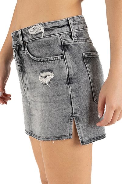 SUPERDRY Спідниця жіноча Дівчата Випрана чорна