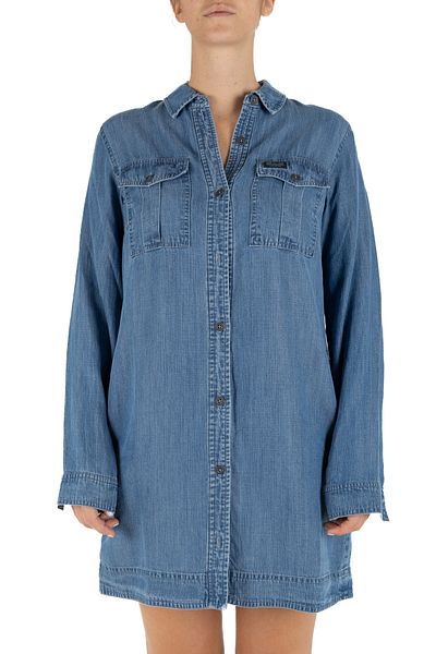 SUPERDRY Φόρεμα Γυναικείο/Κοριτσί MID WASH