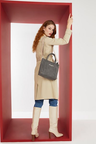 Pierre Cardin Μαύρη γυναικεία τσάντα ώμου 05PO23Y3501