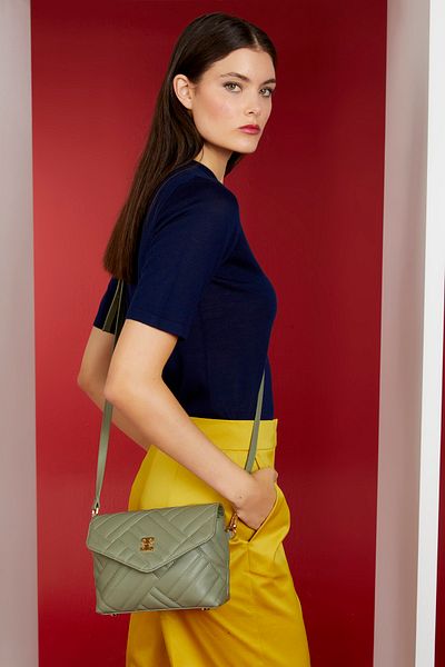 Pierre Cardin Green Lux Soft Asos Women's Shoulder Bag 05Po22K1621