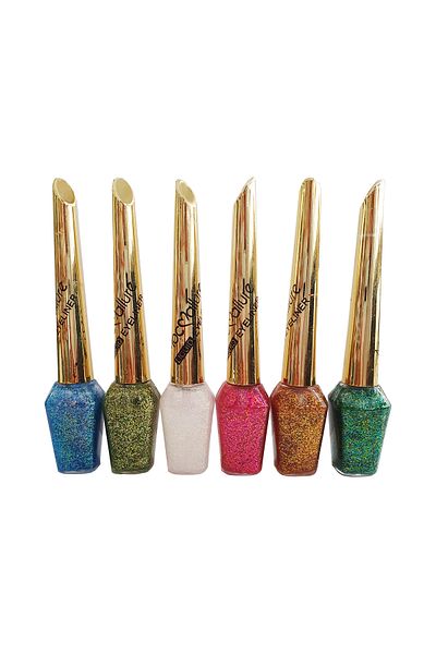 ELFSELY 6 Colors Glitter Glitter Eyeliner Economical