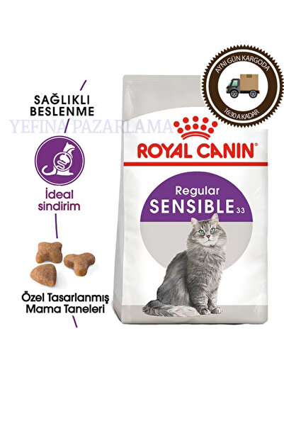 Royal Canin Sensible Hassas Sindirim Sistemi Destekleyen Kedi Maması 4kg Regu...