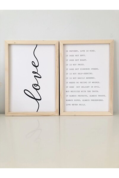 Tooall Love Wooden Bedroom Natural Frame Set