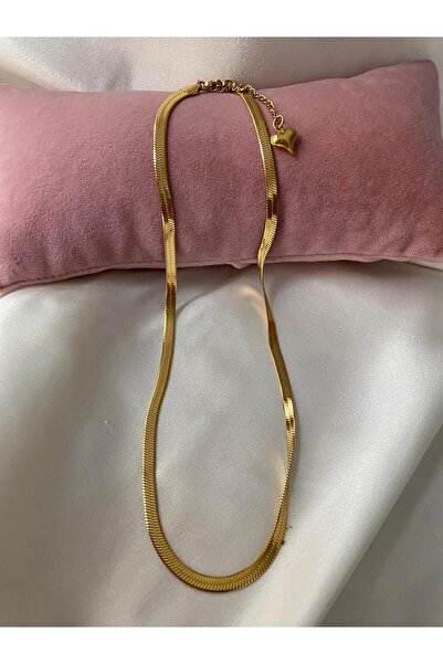 Reederjewelry قلادة نسائية من الفولاذ عالي الجودة بسلسلة إيطالية من الفولاذ م...