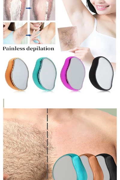 VOİVA KristalTüy Kıl Alıcı Tüm Vücut Epilatör Kristal Nano Taş Vücut Bakım Epilatörü