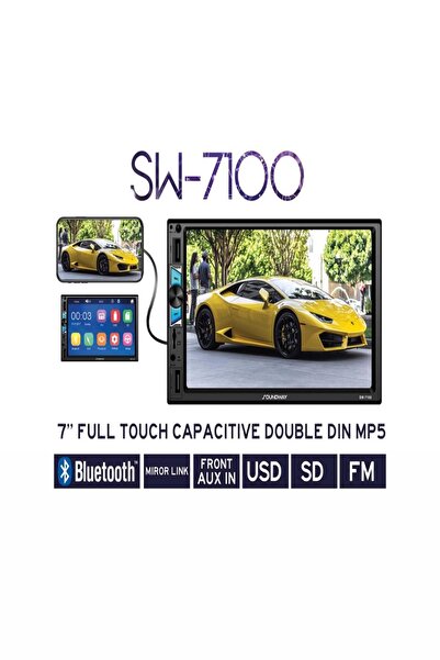Genel Markalar SOUNDWAY SW7100 Uyumlu Double Ekran Oto Teyp