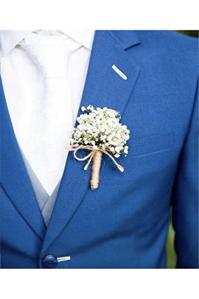 Hayalperest boncuk 5 Adet Yaka Çiçeği - Damat Çiçeği - Sağdıç Çiçeği