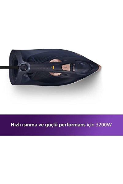 Philips Azur Advanced Essential Series 3200 W Buharlı Ütü, Lacivert