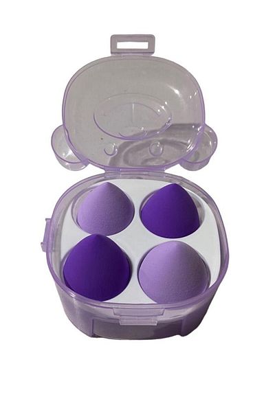 Neler Geldi Neler Makeup Sponge 4-Pack Boxed, Egg Sponge, Pear Sponge, Foundation Sponge, Makeup Feeding Sponge