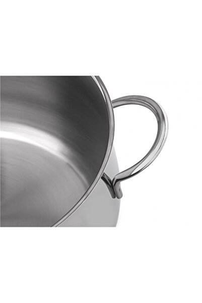 Taç Funda Deep Steel Pot 26 Cm
