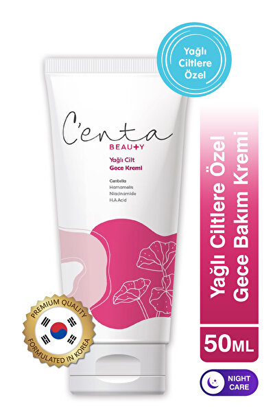 C'enta Beauty Yağlı Ciltlere Özel Sebum Dengeleyici Nemlendirici Onarıcı Besl...