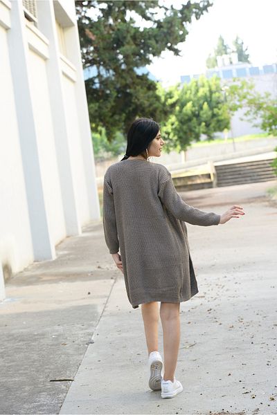openex tekstil Cardigan de tricotaj tricotat Thessaloniki pentru femei Mink