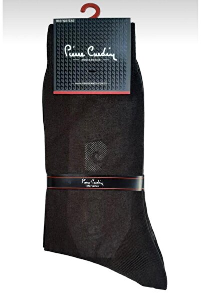 Pierre Cardin PİERRE CARDİN 191 BROWN PACK OF 6 100% MERCERIZED ASTREA BUSINESS LONG SOCKET SOCKS