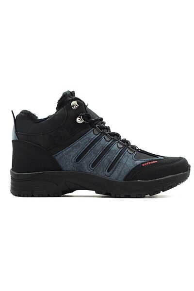 LETAO Unisex γούνινες μπότες πεζοπορίας με φερμουάρ