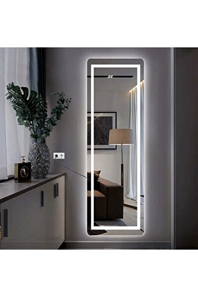 BUGUSAN Kumlama Ledli Dokunmatik Tuşlu Boy Aynası 50x150(h)cm