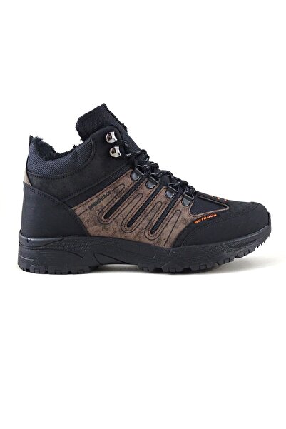 LETAO Unisex Kürklü Fermuarlı Trekking Bot