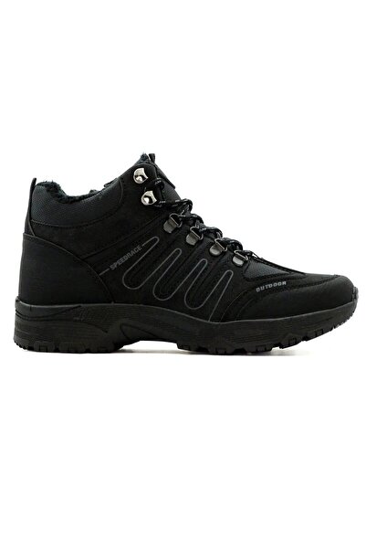 LETAO Unisex Kürklü Fermuarlı Trekking Bot