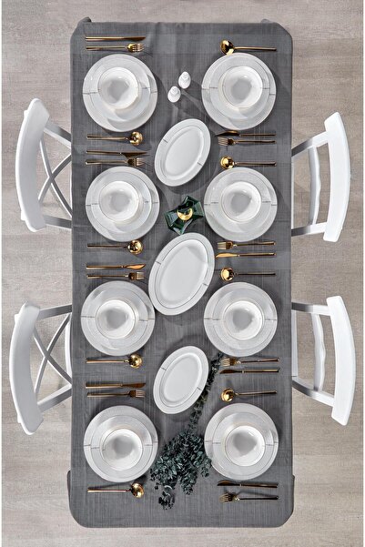 Taç Eliza Noya 53 Parça Yemek Takımı Gold