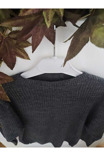 Meriç bebe Унісекс з підкладкою, напіврибальський комір, облягаючий крій, еластичний трикотаж, димчасто-сірий