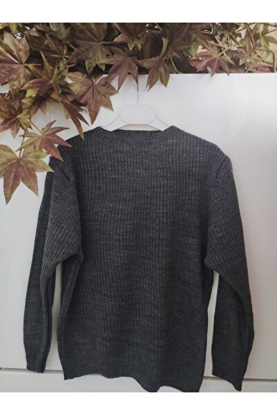 Meriç bebe Унісекс з підкладкою, напіврибальський комір, облягаючий крій, еластичний трикотаж, димчасто-сірий