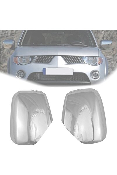 NS Nilser Auto Parts Mitsubishi L200 Dikiz Ayna Kapak Sağ-Sol Takım Krom 2006...