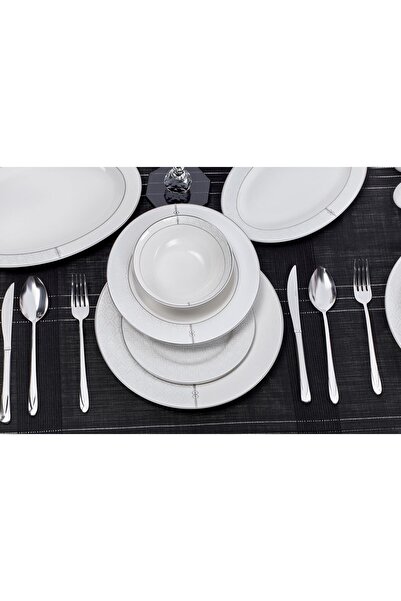 Taç Eliza Noya 53 Parça Yemek Takımı Platin