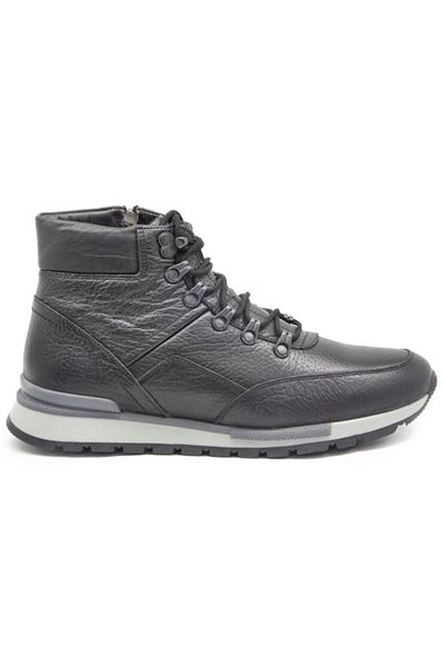 Voyager 5868 Men's Black Leather Boots