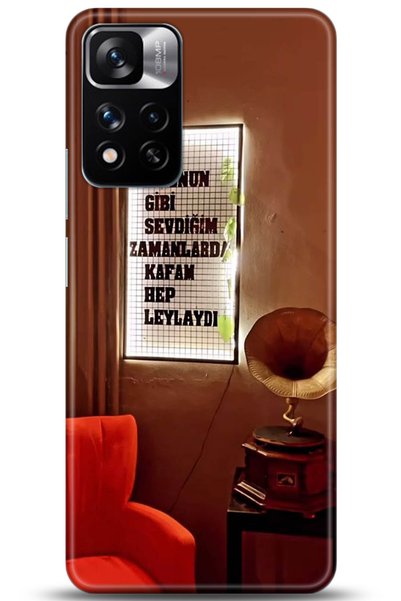 Turkiyecepaksesuar حافظة هاتف Xiaomi Redmi Note 11 Pro Plus 5G مطبوعة بدقة عا...