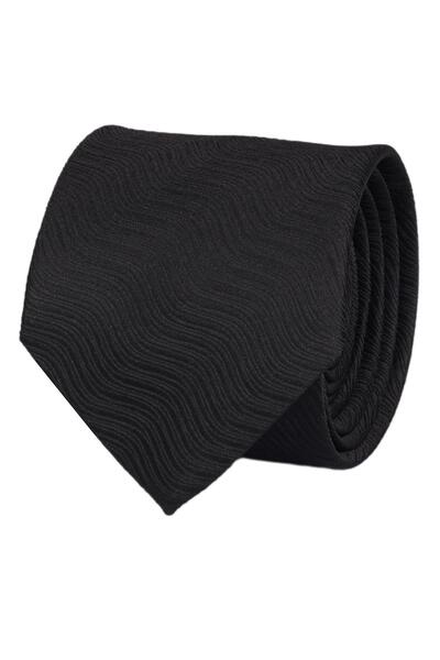 Esgue Χειροποίητη γραβάτα με μαύρο σχέδιο 7,5 cm