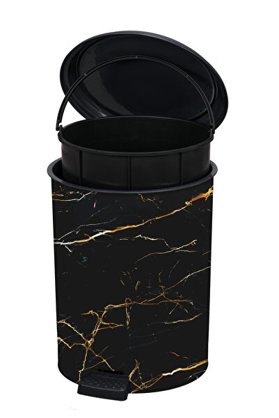 Elif Patterned Trash Can: 11 Liters