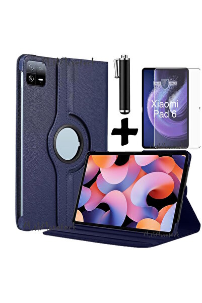 m.tk moveteck Xiaomi Pad 6 / 6 Pro 11 inç  Uyumlu Dönebilen 360 Kılıfı + Ekra...