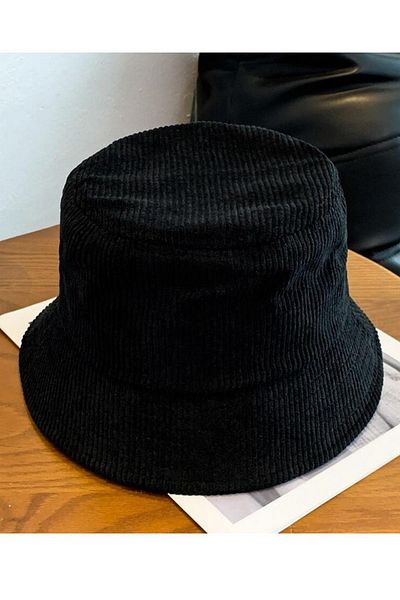 BAHELS Černý sametový klobouk