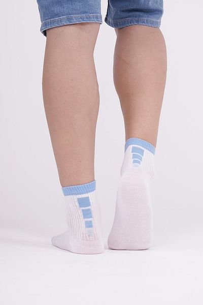 The Socks Company 23SDCR974P Șosete de tenis pentru bărbați, 3 piese, albastre