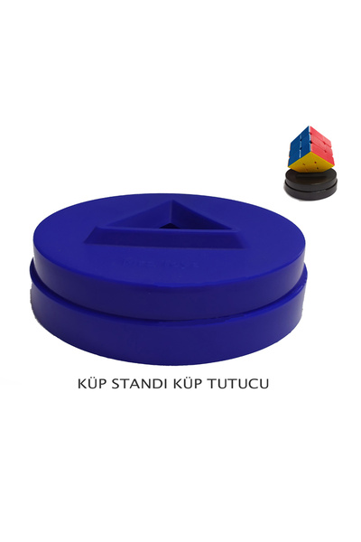 MRSTOYS حامل مكعب روبيك حامل مكعب الذكاء حامل مكعب احترافي لتخفيف الضغط - أزرق