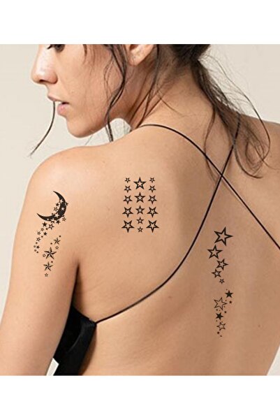 Mecit Tuhafiye YILDIZ YILDIZLAR VE AY GEÇİCİ DÖVME