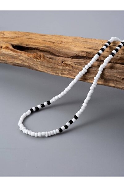 İsabella Accessories Unisex Kum Boncuk Kolye - Erkek Kolyesi