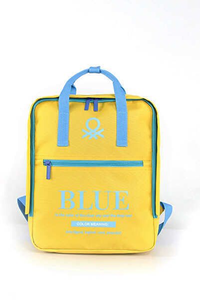 United Colors of Benetton 03814 UNITED COLORS OF BENETTON YELLOW BACKPACK