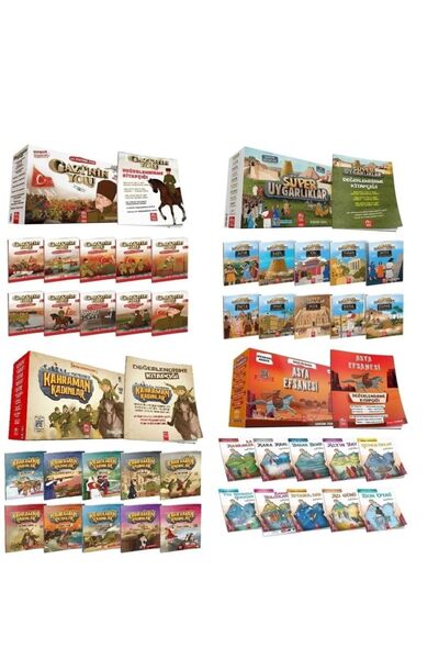MODEL EĞİTİM YAYINCILIK 3 Ve 4. Sınıflar Için Okuma Hikaye Seti - Tarihi Masa...