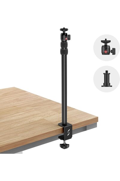 VipDeluXe Table Clamp Camera Tripod 360 Ball Head Camera Tripod