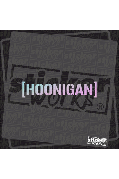Sticker Works ملصق الهولوغرام Hoonigan