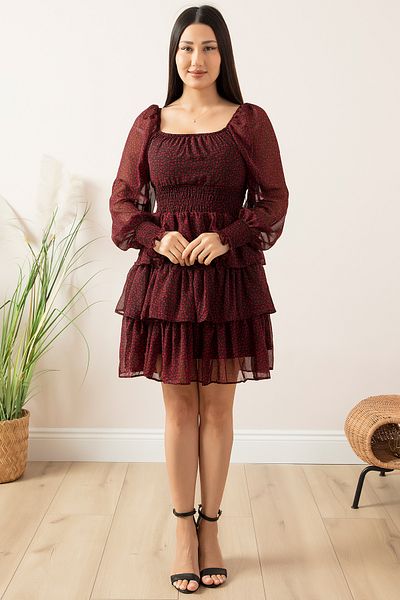 PULLIMM Rochie din șifon cu etaj floral 793-2831-2