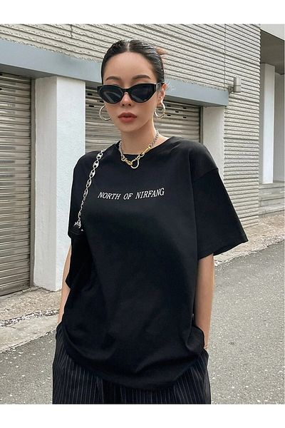 BENROMA 1 προϊόν είναι δώρο για αγορές 6 και άνω North Of Printed Oversize Unisex T-shirt