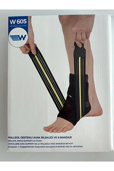 Wingmed WİNGMED MALLEOL DESTEKLİ AYAK BİLEKLİĞİ VE 8 BANDAJI (STANDART)