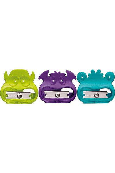 Maped Vivo Fancy Monster Single Blade Student Pencil Sharpener (Pack of 65)