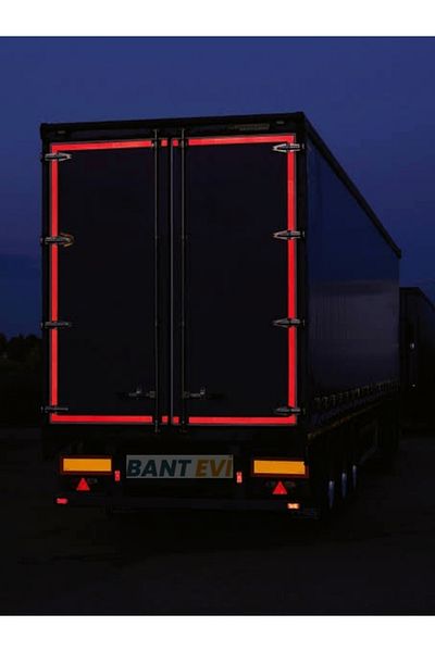 BANT EVİ Reflective Tape Red 5Cmx5M Reflective Tape Red Warning Tape