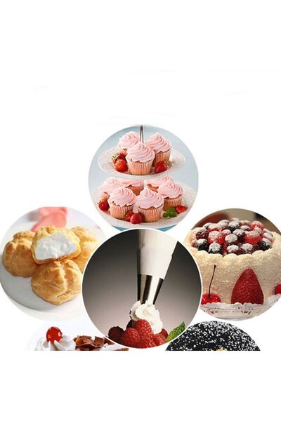 PASTA VİSTA 24LÜ KREMA ŞANTİ TORBASI (Duy Hariçtir)