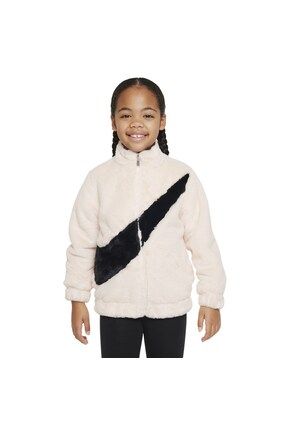 Nike fleece jacket big swoosh top